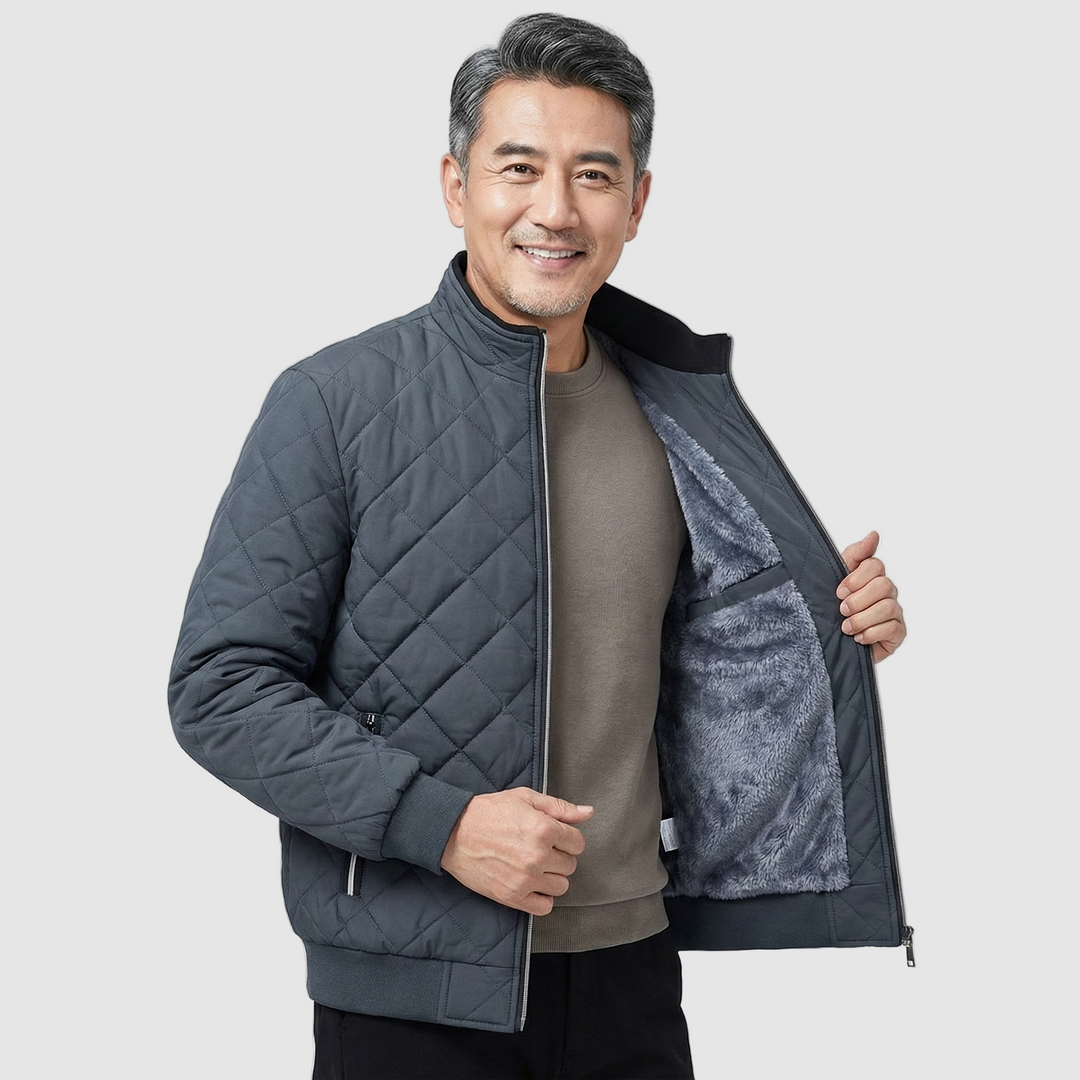 Markus Berlin Herren Winterjacke, Vorderansicht
