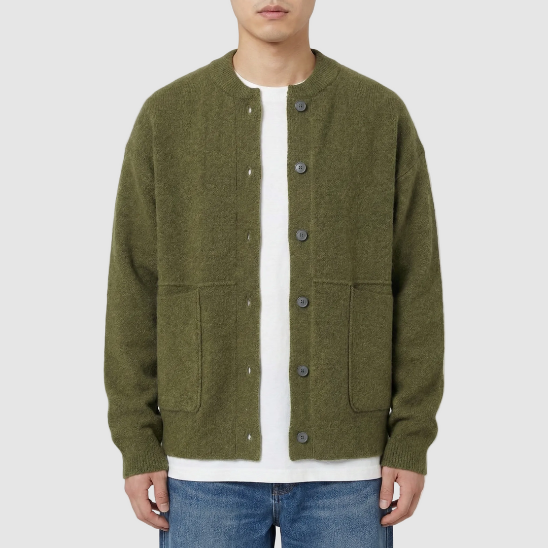 Markus Berlin Herren Strickjacke, Vorderansicht