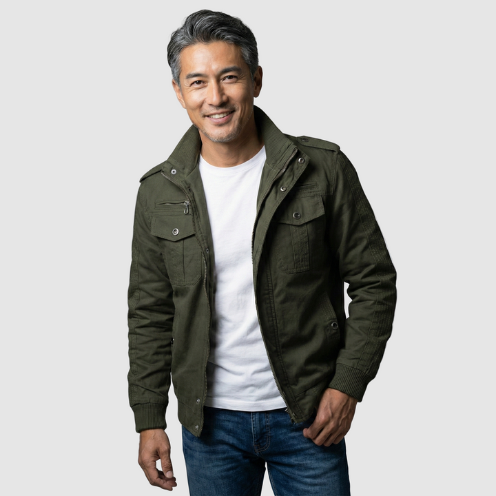 Markus Berlin Herren Windbreaker, Vorderansicht