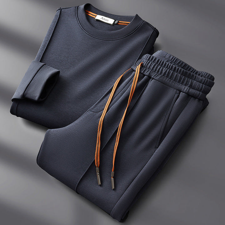 Markus Berlin Herren Sweatshirt-Hosen-Set, Vorderansicht