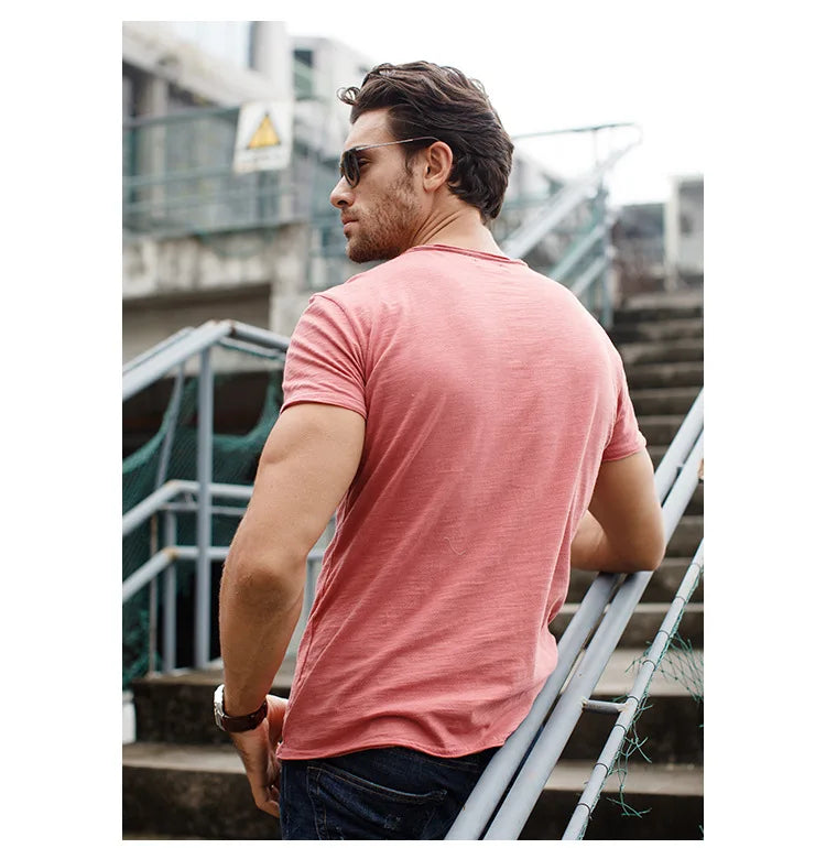 Markus Berlin Herren Rundhals T-Shirt, Vorderansicht