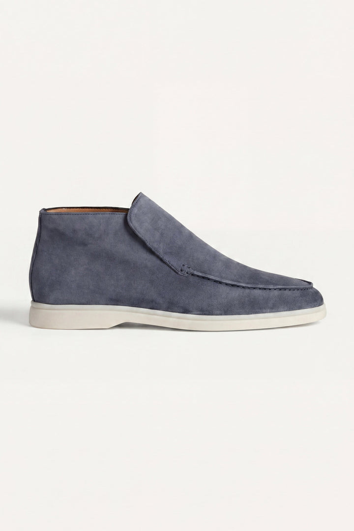 Markus Berlin Herren Hoher Loafer Blau, Vorderansicht