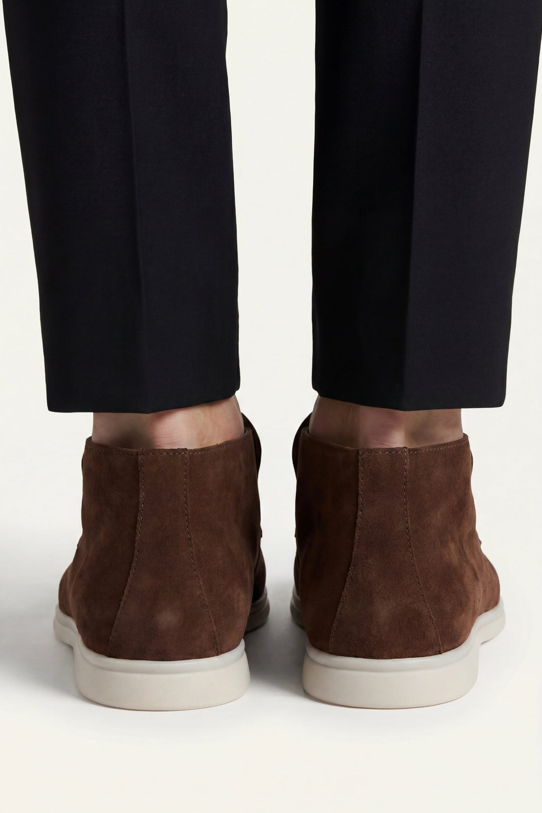 Markus Berlin Herren High-Top-Loafer Braun, Vorderansicht