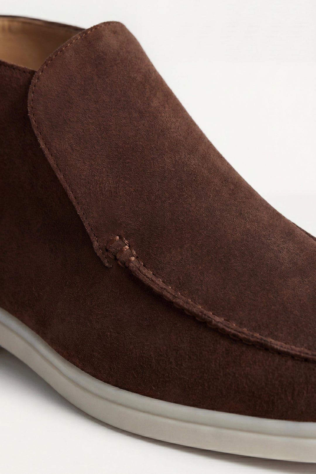 Markus Berlin Herren High-Top-Loafer Braun, Vorderansicht