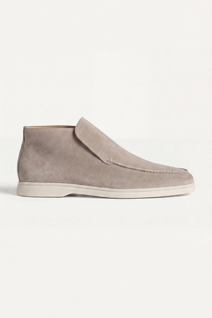 Markus Berlin Herren High-Top-Loafer Taupe, Vorderansicht