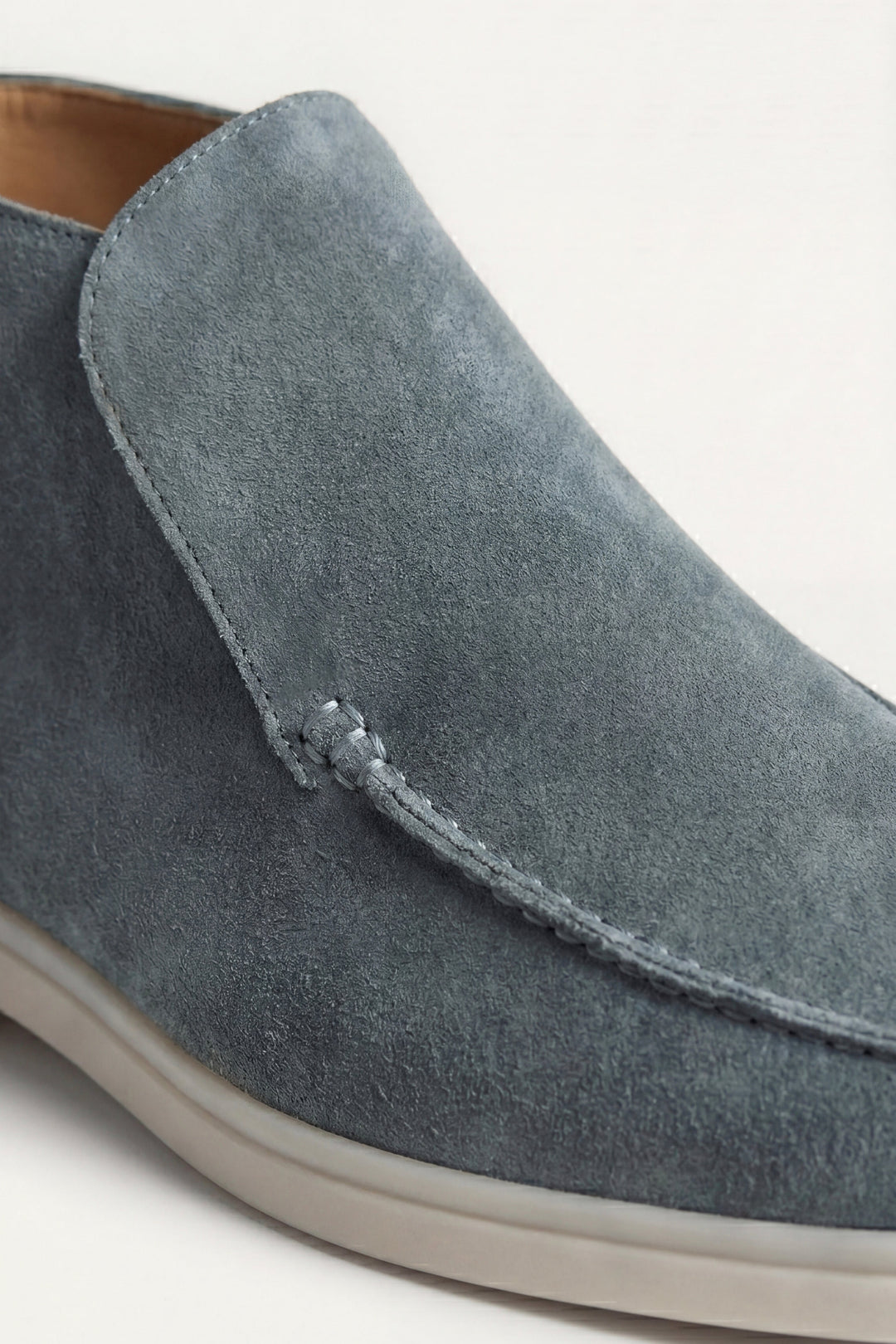 Markus Berlin Herren High-Top-Loafer Mintgrün, Vorderansicht