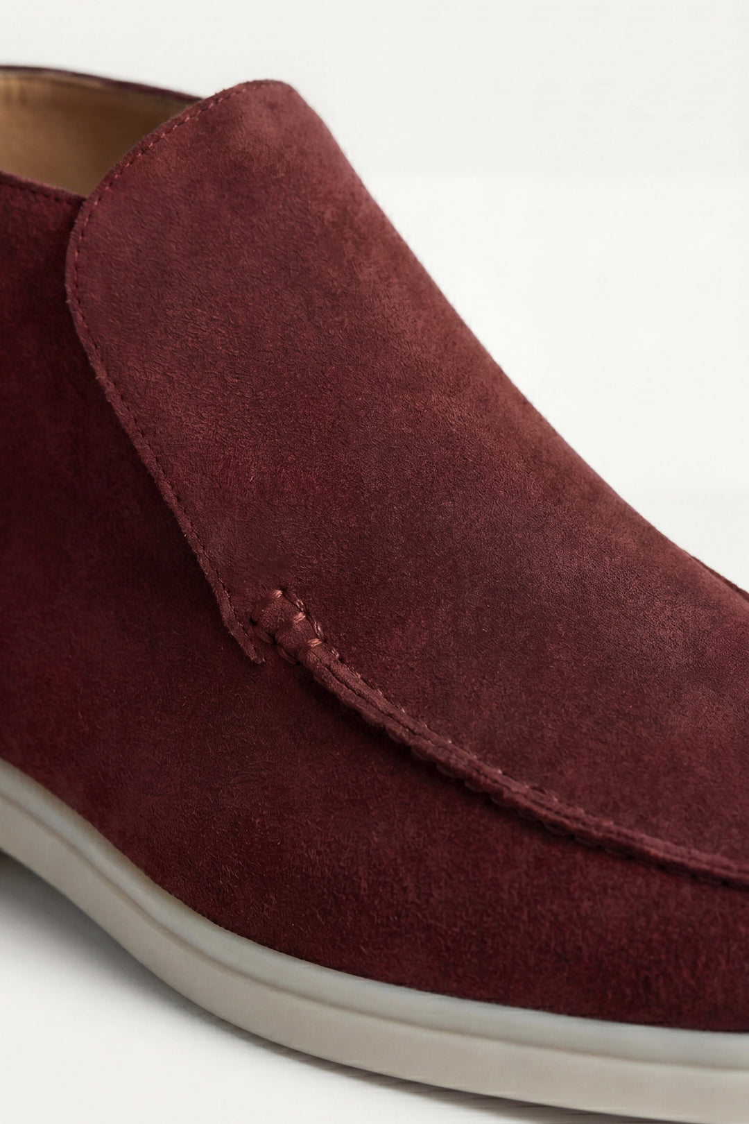 Markus Berlin Herren Hoher Loafer Bordeaux, Vorderansicht