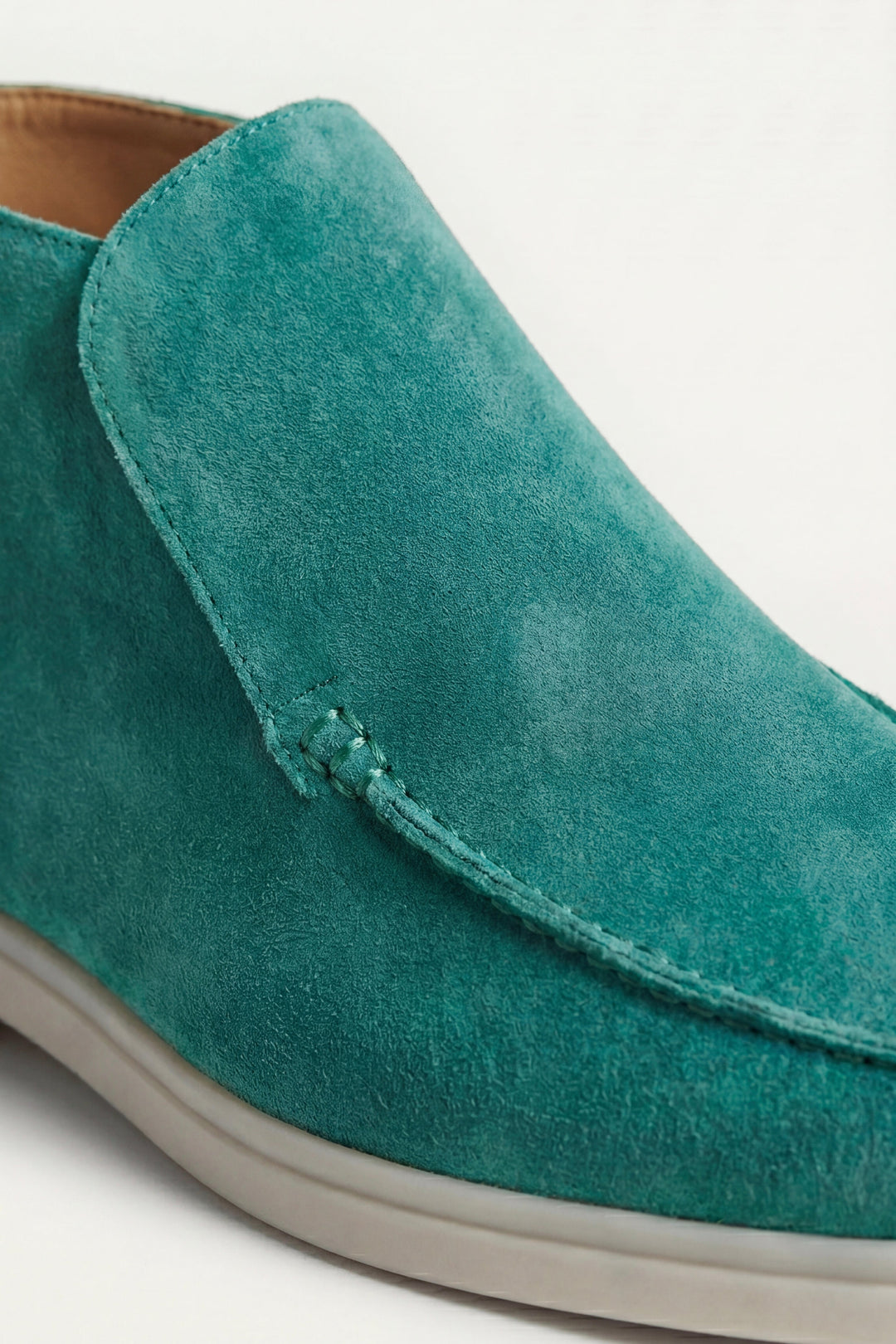Markus Berlin Herren High-Top-Loafer Türkis, Vorderansicht
