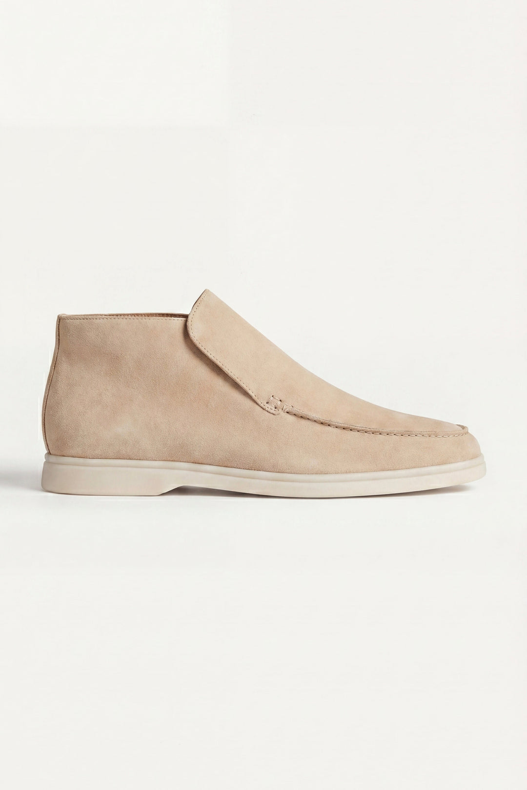 Markus Berlin Herren High-Top-Loafer Beige, Vorderansicht