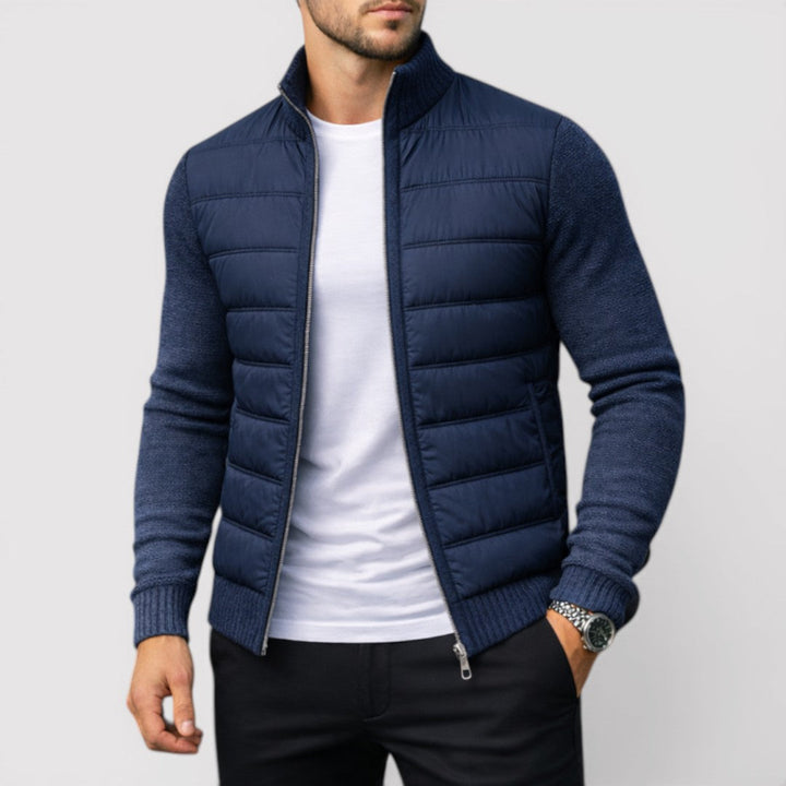 Markus Berlin Herren Gepolsterte Jacke, Vorderansicht
