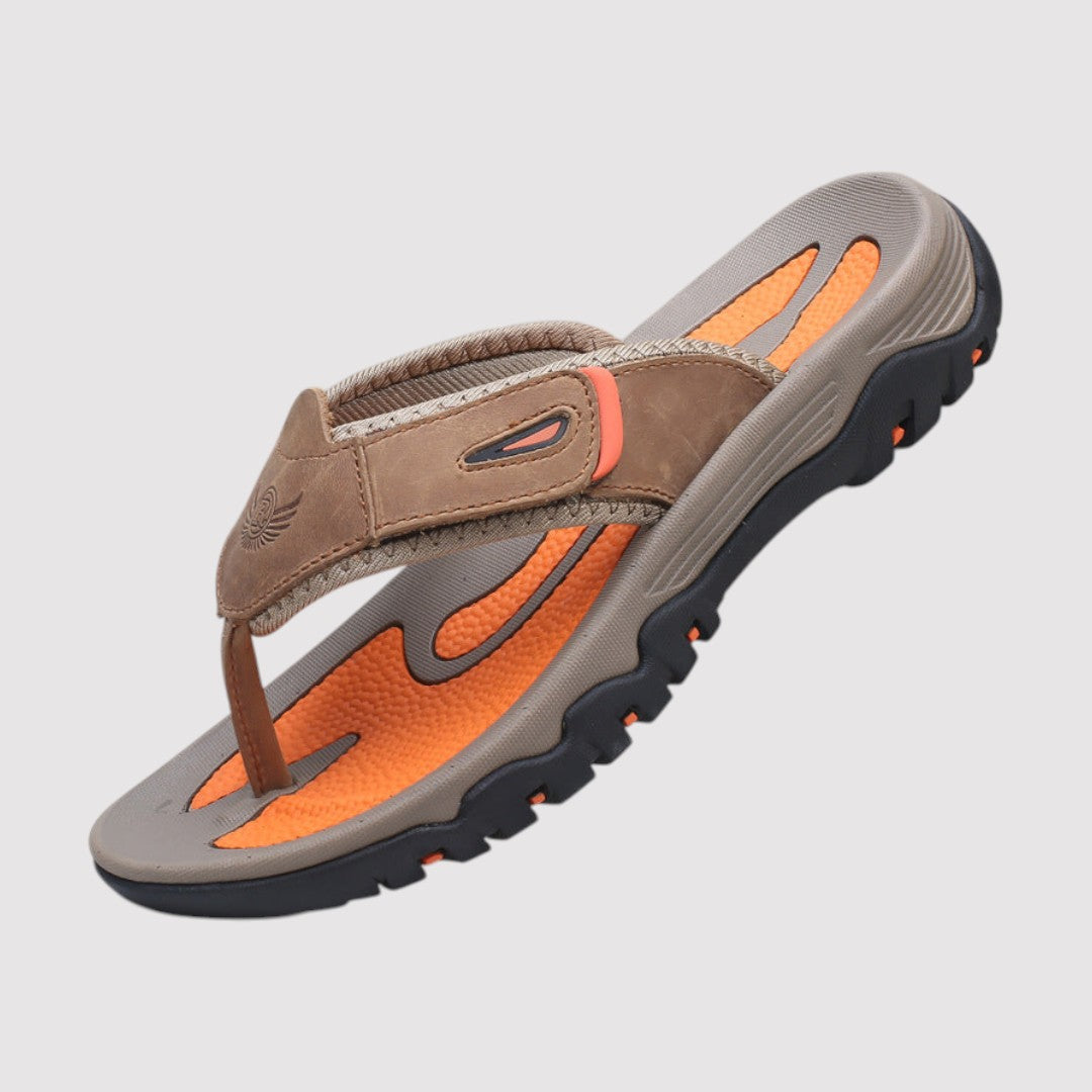 Markus Berlin Herren Bequeme Sandalen, Vorderansicht