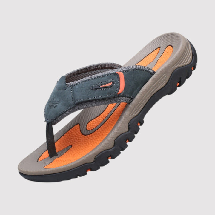 Markus Berlin Herren Bequeme Sandalen, Vorderansicht