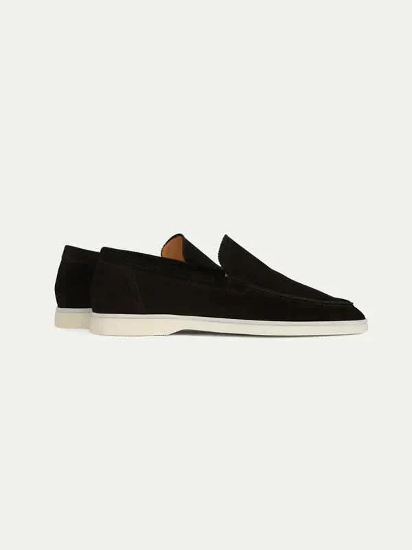 Markus Berlin Herren Loafer Schwarz, Vorderansicht