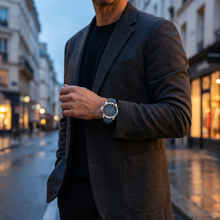 Markus Berlin Herrenuhr, Vorderansicht