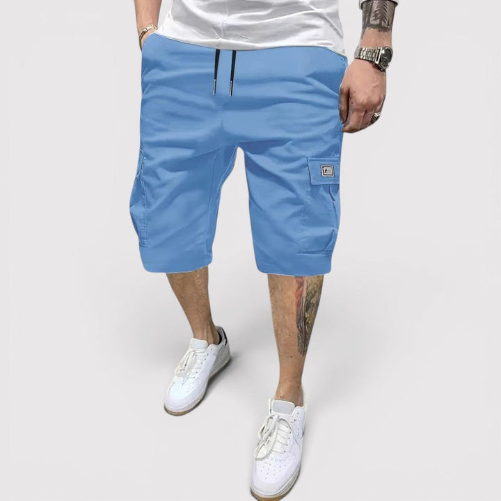 Markus Berlin Herren Funktions-Cargo-Shorts, Vorderansicht