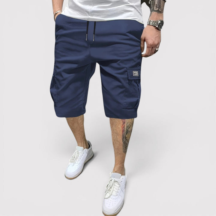 Markus Berlin Herren Funktions-Cargo-Shorts, Vorderansicht
