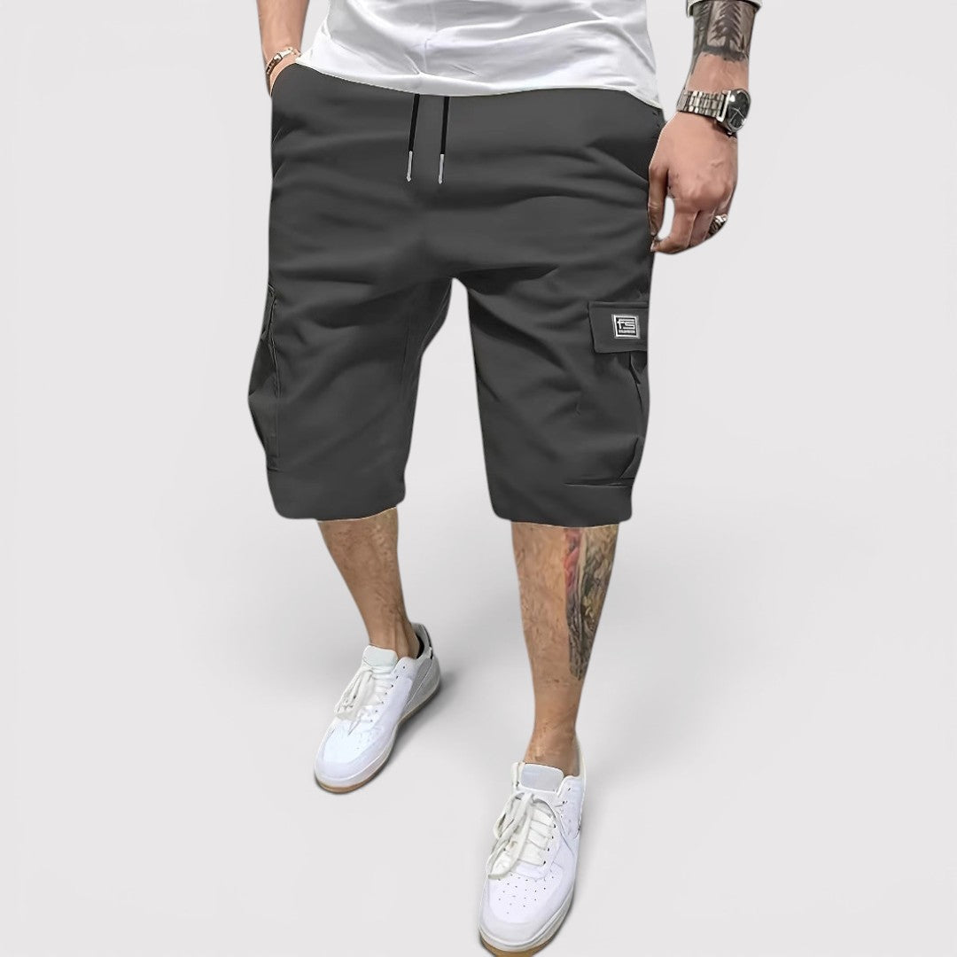 Markus Berlin Herren Funktions-Cargo-Shorts, Vorderansicht