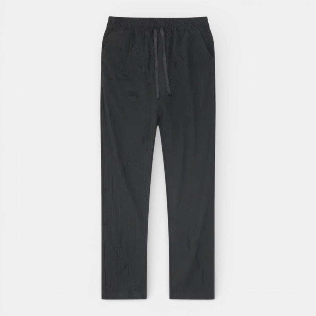 Markus Berlin Herren Atmungsaktive Tapered-Hose, Vorderansicht