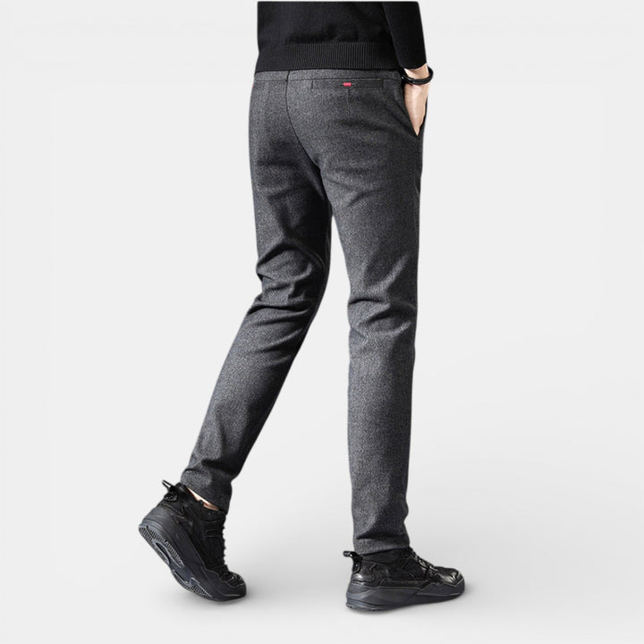 Markus Berlin Herren Schlanke Tapered-Hose, Vorderansicht