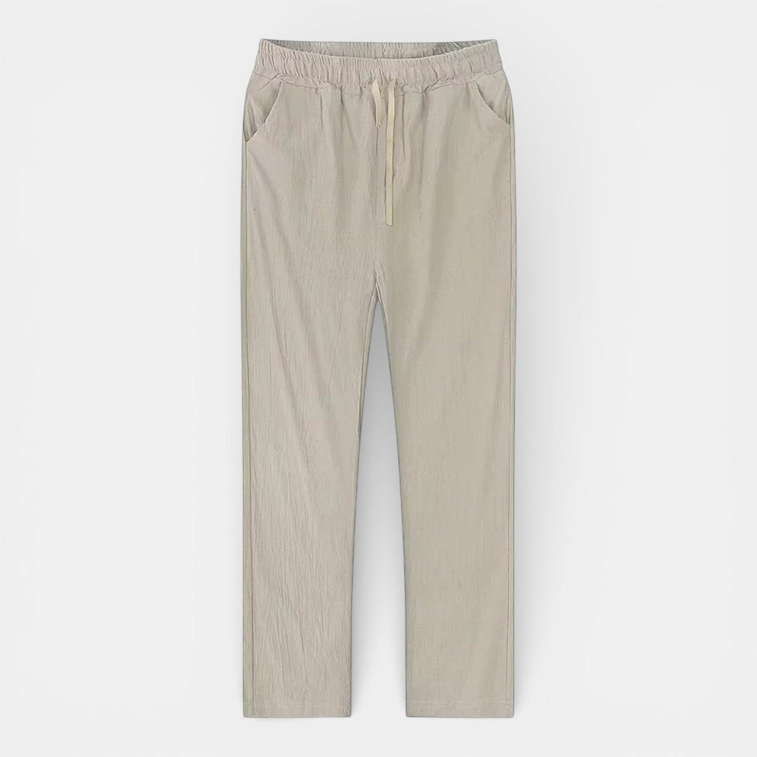 Markus Berlin Herren Atmungsaktive Tapered-Hose, Vorderansicht