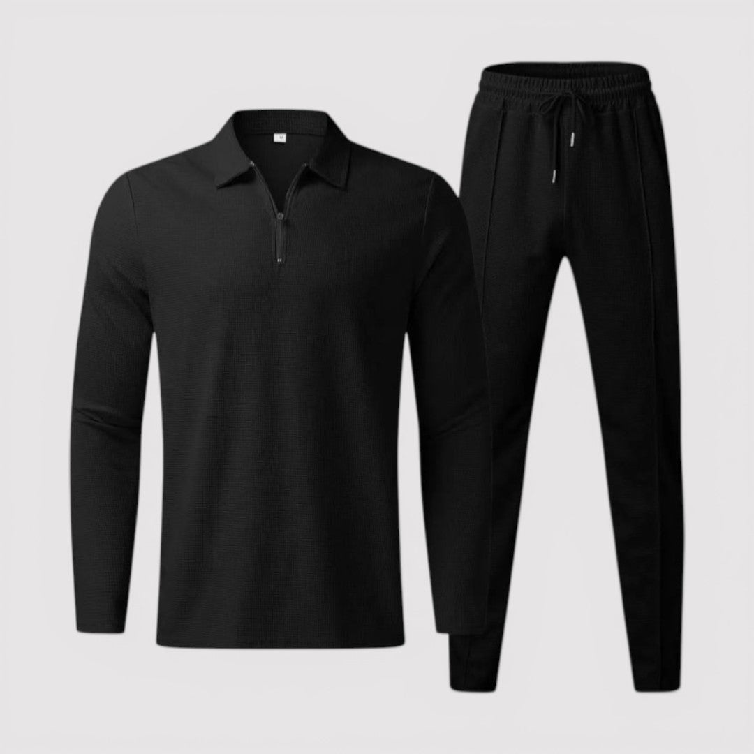 Markus Berlin Herren Half-Zip-Set, Vorderansicht