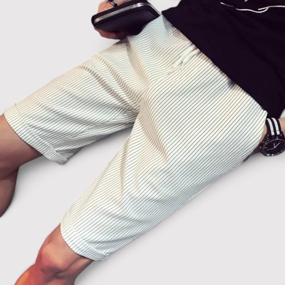Markus Berlin Herren Schlichte Sommershorts, Vorderansicht