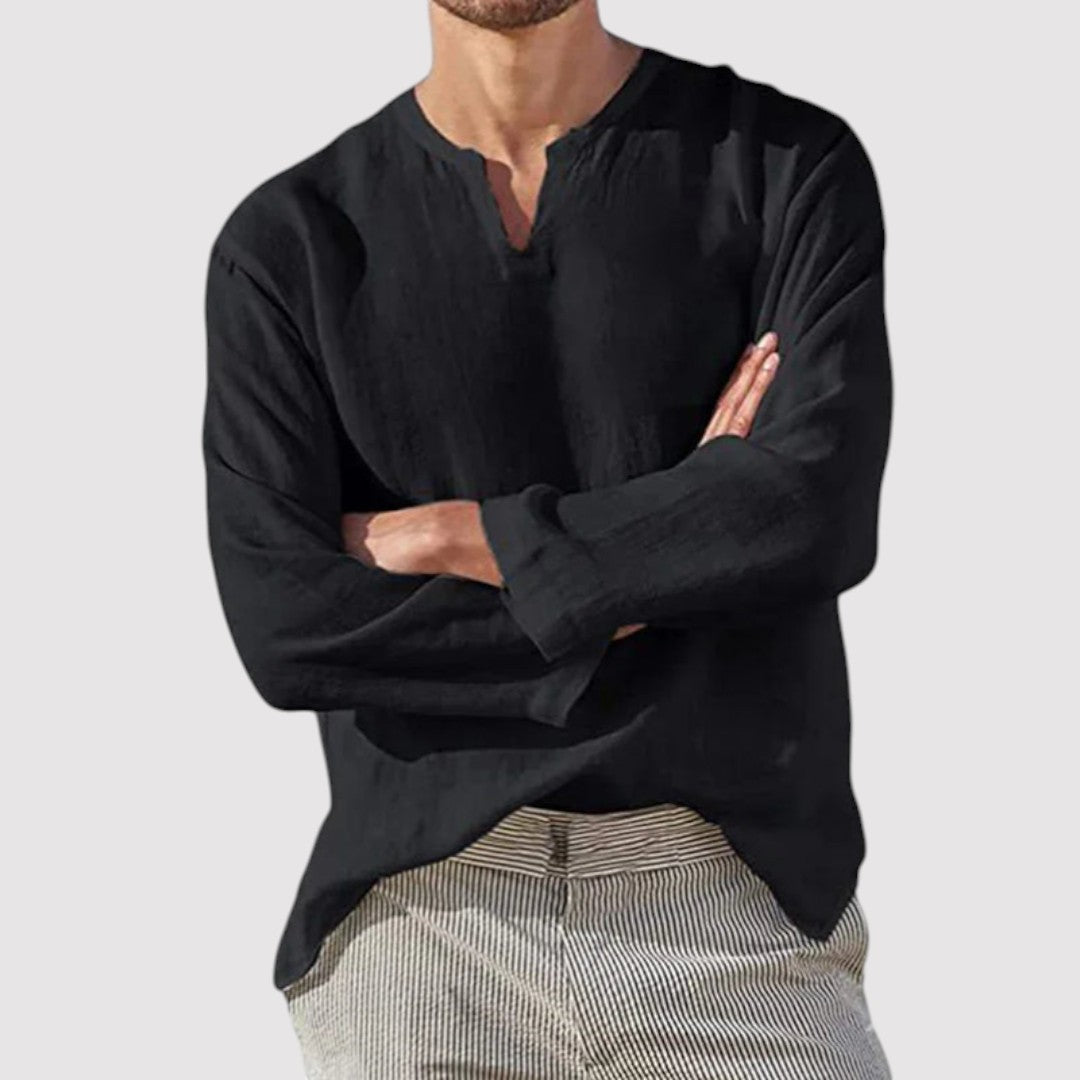 Markus Berlin Herren Klassisches Hemd, Vorderansicht