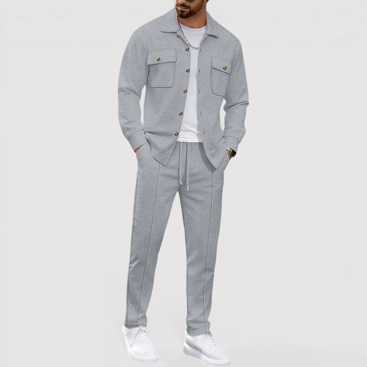 Markus Berlin Herren Hemd-Hosen-Set, Vorderansicht