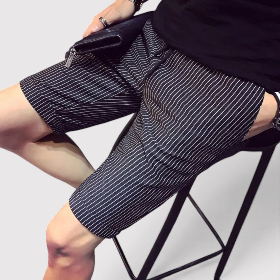 Markus Berlin Herren Schlichte Sommershorts, Vorderansicht