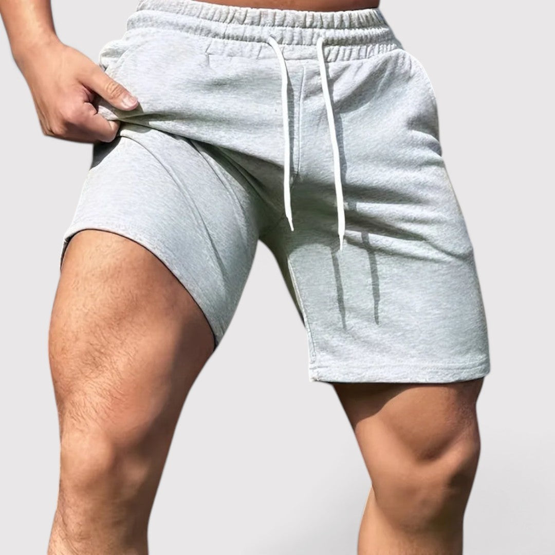 Markus Berlin Herren Dehnbare Fitness-Shorts, Vorderansicht
