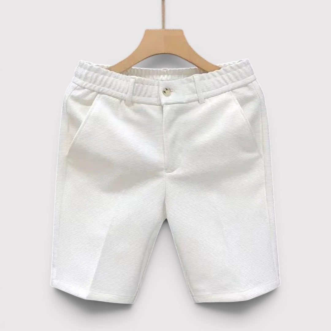 Markus Berlin Herren Leichte Basic-Shorts, Vorderansicht