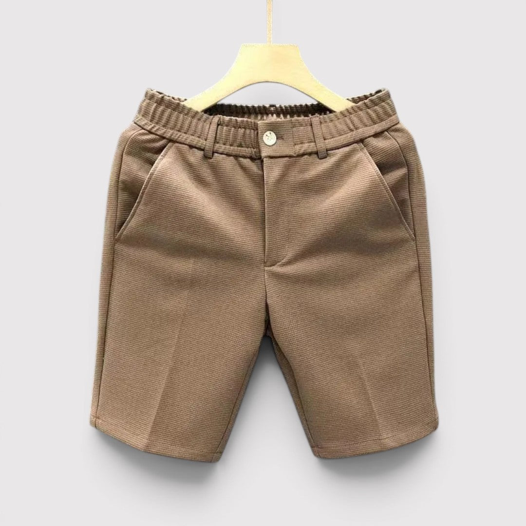 Markus Berlin Herren Leichte Basic-Shorts, Vorderansicht