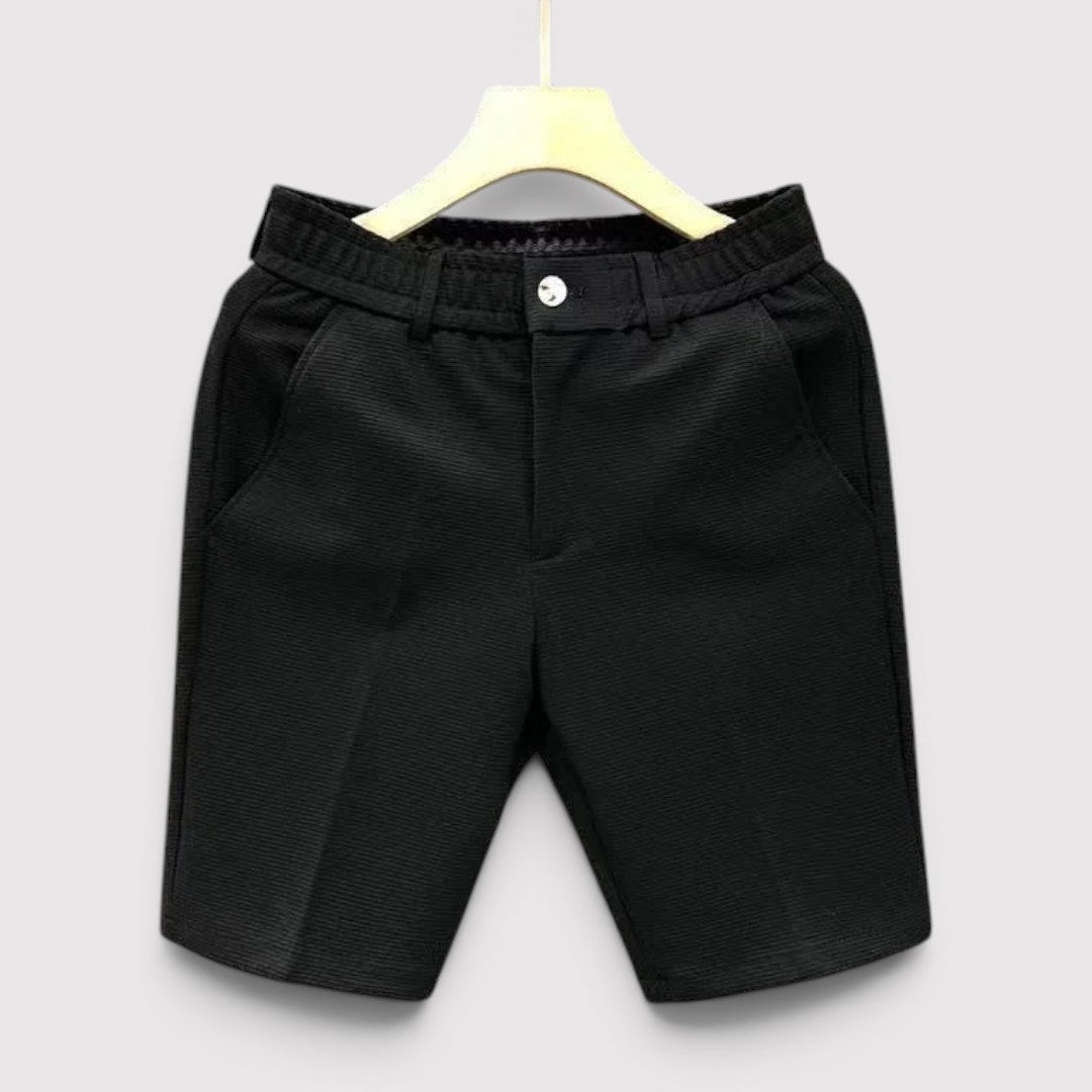 Markus Berlin Herren Leichte Basic-Shorts, Vorderansicht