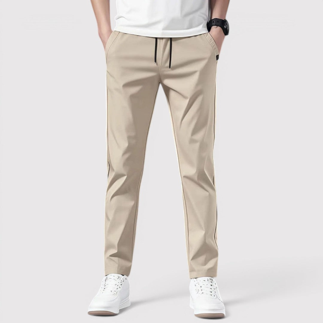 Markus Berlin Herren Leichte Tapered-Hose, Vorderansicht