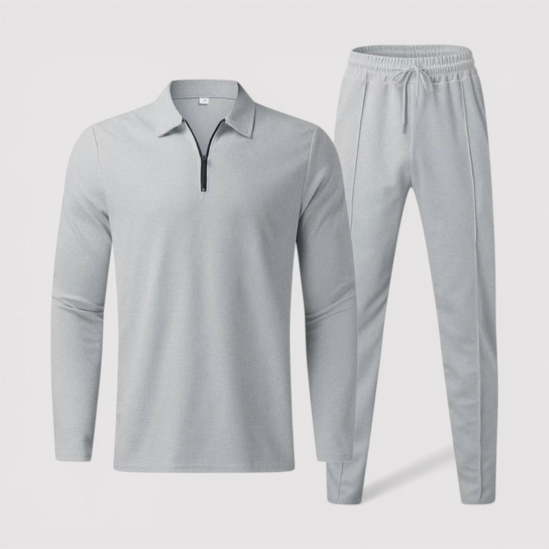 Markus Berlin Herren Half-Zip-Set, Vorderansicht