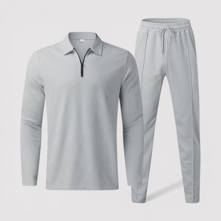 Markus Berlin Herren Half-Zip-Set, Vorderansicht