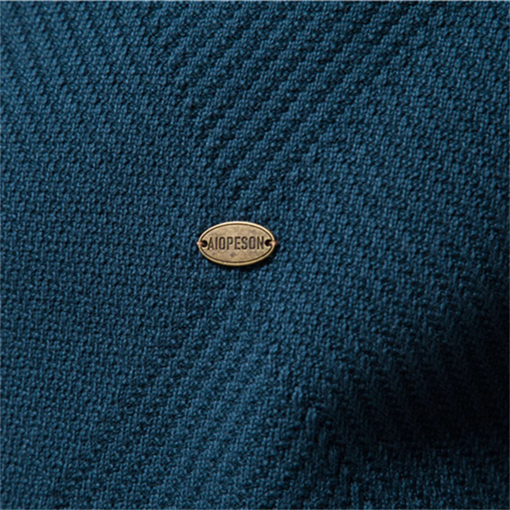 Markus Berlin Herren Strickjacke mit Reißverschluss, Vorderansicht