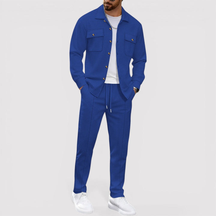 Markus Berlin Herren Hemd-Hosen-Set, Vorderansicht