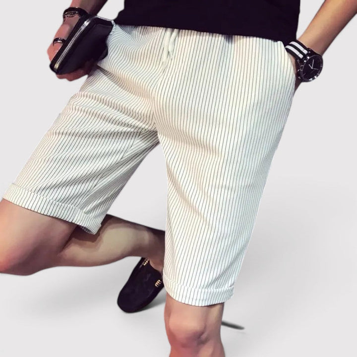 Markus Berlin Herren Schlichte Sommershorts, Vorderansicht