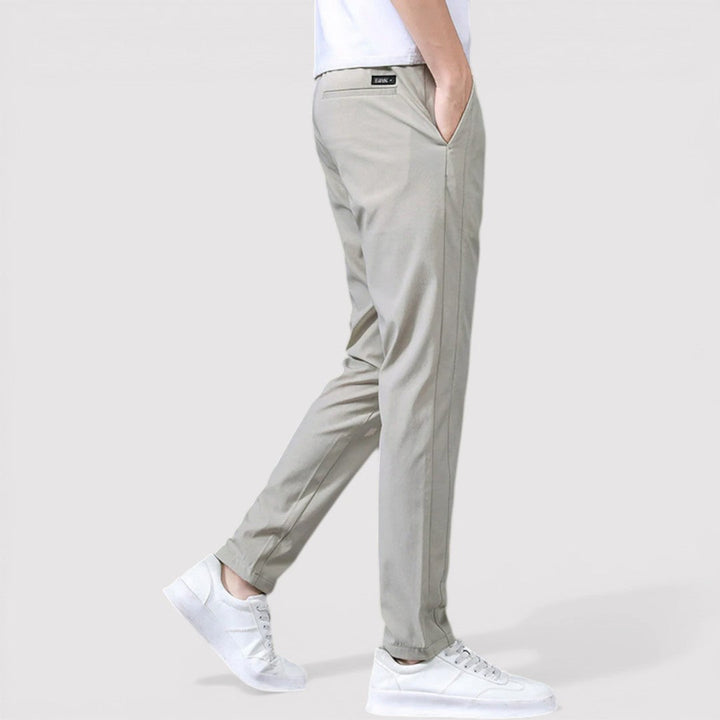 Markus Berlin Herren Stretch-Tapered-Hose, Vorderansicht