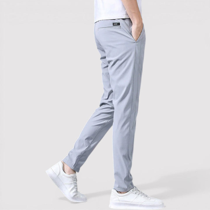 Markus Berlin Herren Stretch-Tapered-Hose, Vorderansicht