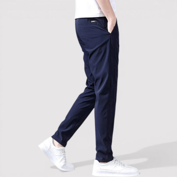 Markus Berlin Herren Stretch-Tapered-Hose, Vorderansicht