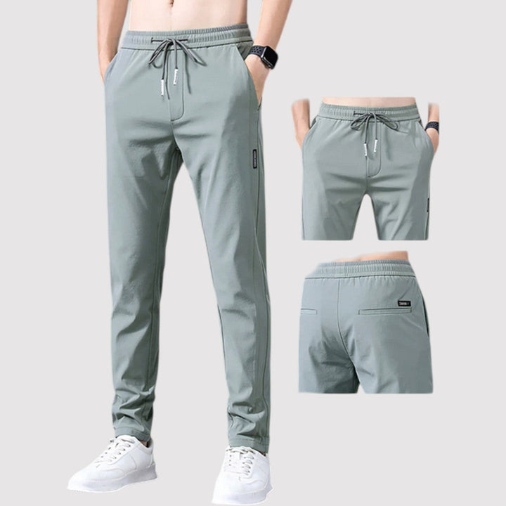Markus Berlin Herren Stretch-Tapered-Hose, Vorderansicht