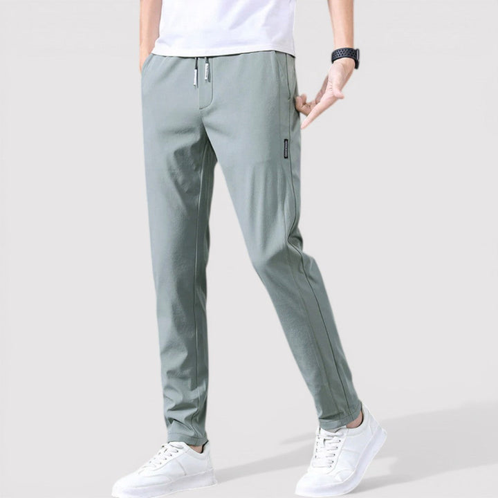 Markus Berlin Herren Stretch-Tapered-Hose, Vorderansicht