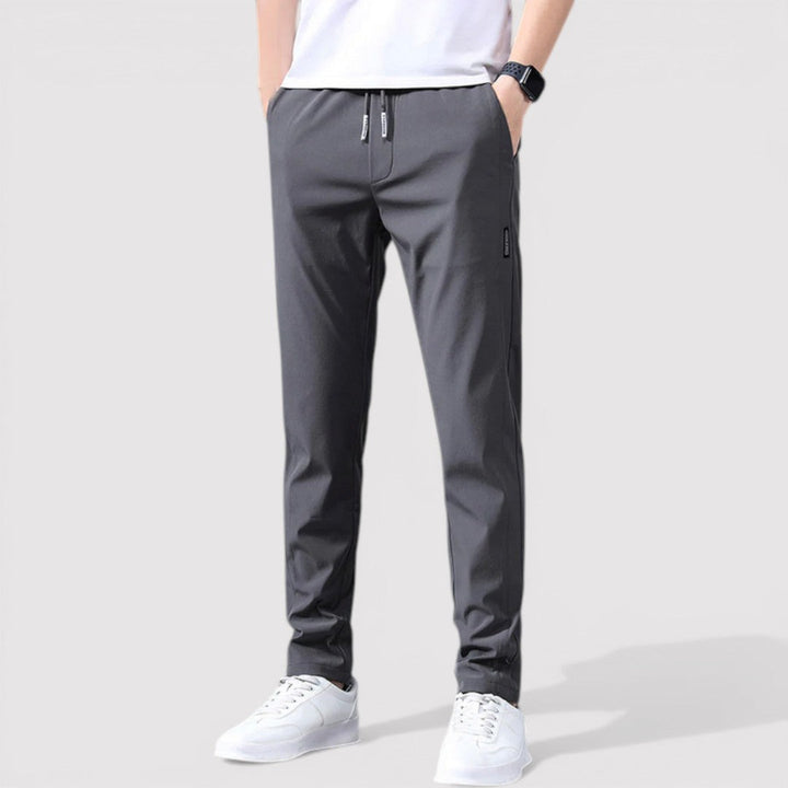 Markus Berlin Herren Stretch-Tapered-Hose, Vorderansicht