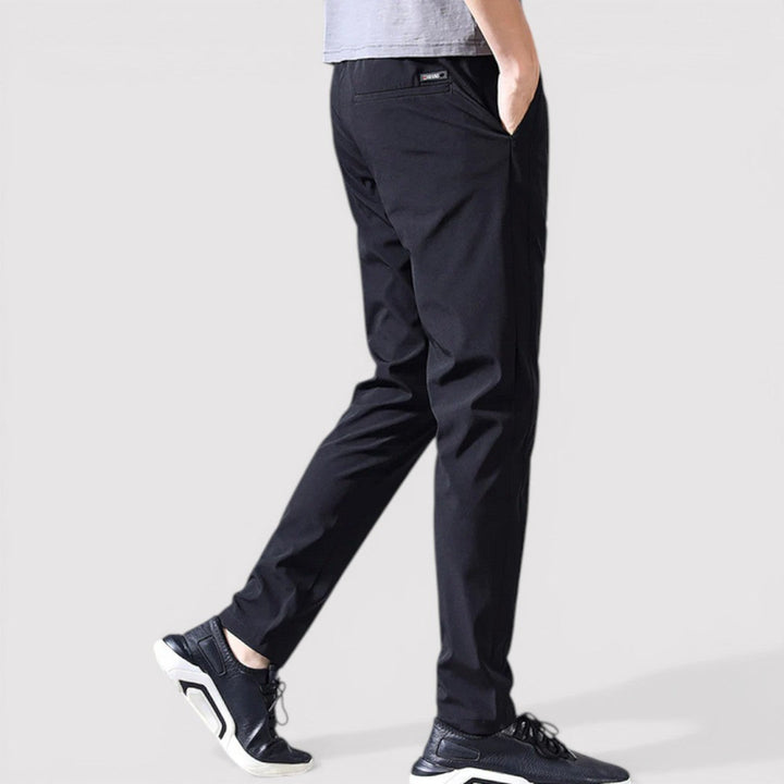 Markus Berlin Herren Stretch-Tapered-Hose, Vorderansicht