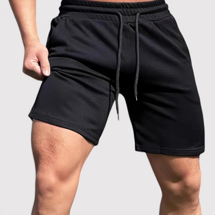 Markus Berlin Herren Dehnbare Fitness-Shorts, Vorderansicht