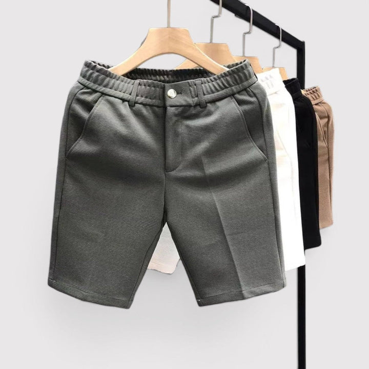 Markus Berlin Herren Leichte Basic-Shorts, Vorderansicht