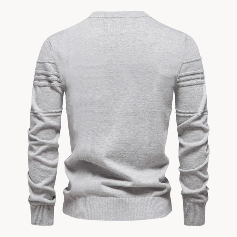 Markus Berlin Herren Rundhals-Pullover, Vorderansicht