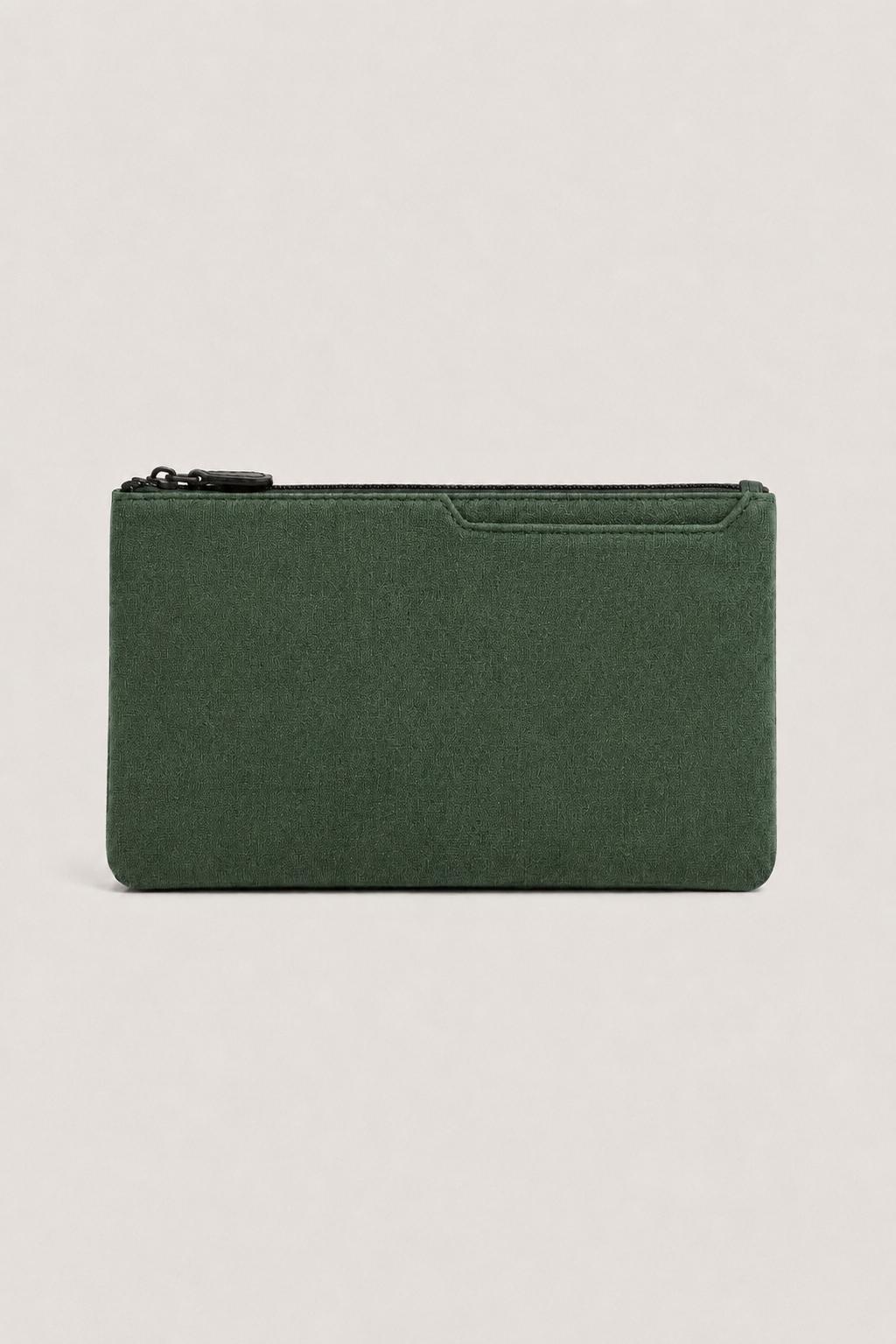 Markus Berlin Herren Clutch-Tasche Dunkelgrün, Vorderansicht
